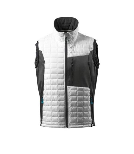 Mens Advanced Cli Thermal Gilet White Dark Anthracite Mascot