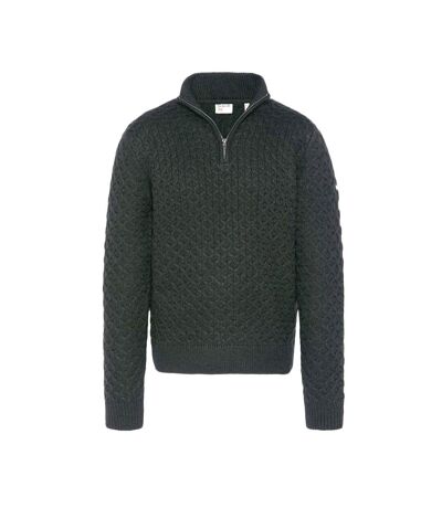 Pull Gris Homme Schott Zip CIRCLE - L