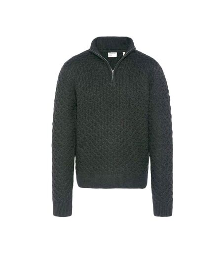 Pull Gris Homme Schott Zip CIRCLE - L