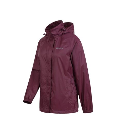 Womens/ladies Pakka Ii Waterproof Jacket Dark Purple Mountain Warehouse