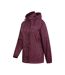 Womens/ladies Pakka Ii Waterproof Jacket Dark Purple Mountain Warehouse-3