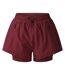 Womens/ladies Pro Training Hybrid Short Plum Umbro-1