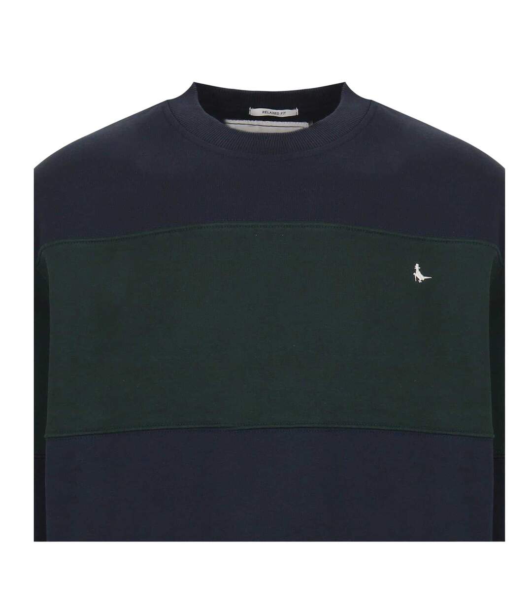 Mens Colour Block Sweatshirt Pine Navy Jack Wills-3