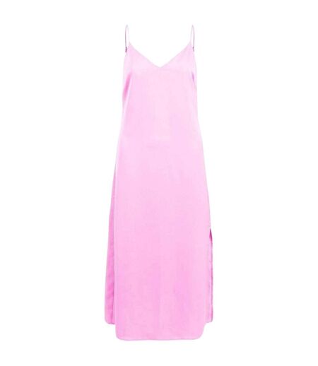 Robe Bretelles Fines Femme Rose Fuchsia Vila