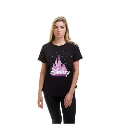 Disney Princess - T-shirt - Femme (Noir / Rose / Blanc) - UTTV765