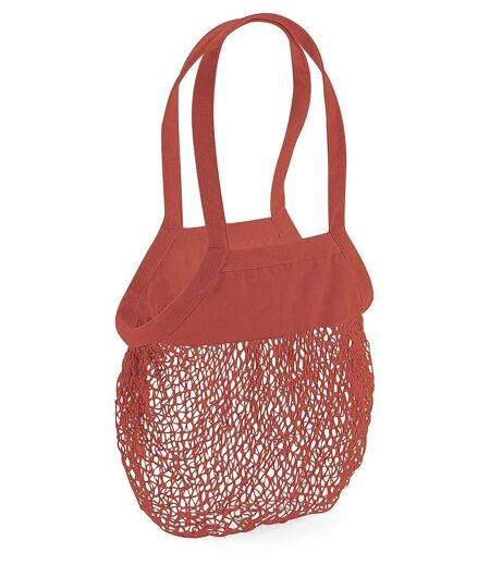 Sac à provisions en coton bio - W150 - rouge brique