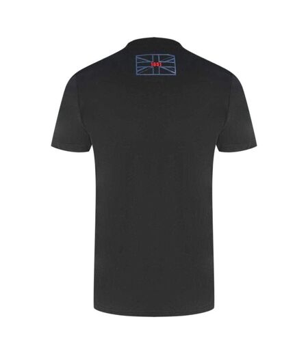 Unisex Adult Script Logo T-shirt Black Aquascutum
