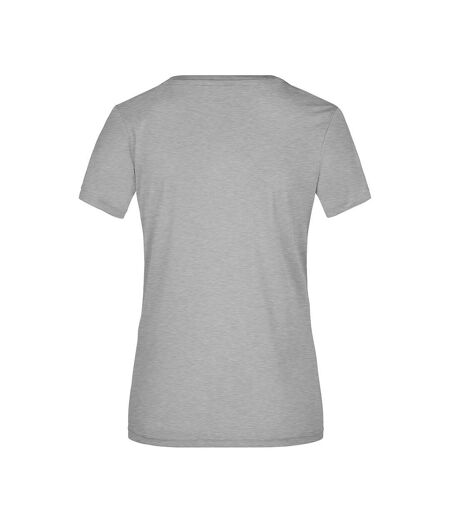 T-shirt Active Femme Gris Clair Chiné James And Nicholson