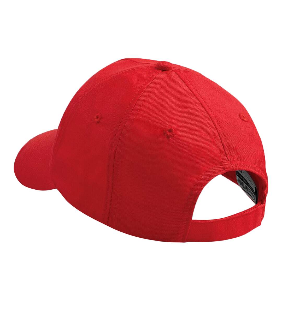 Casquette de baseball 100% coton enfant unisexe rouge Beechfield-2