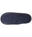 Isotoner Chaussons Mules ouvertes homme velours ultra doux, semelle bloup xtra confort, bout ouvert respirant-5
