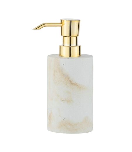 Distributeur de savon design marbre Odos - Blanc