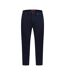 D555 Chino Extensible Et Effilé Motif/style Uni Kelvin Homme Bleu Marine Duke-2