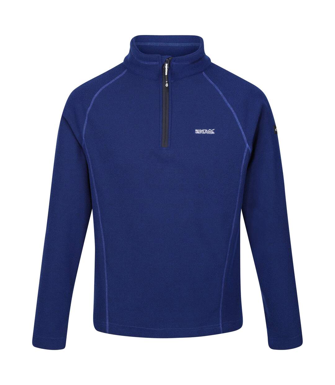 Great Outdoors Mens Kenger Half Zip Honeycomb Fleece New Royal Regatta-2