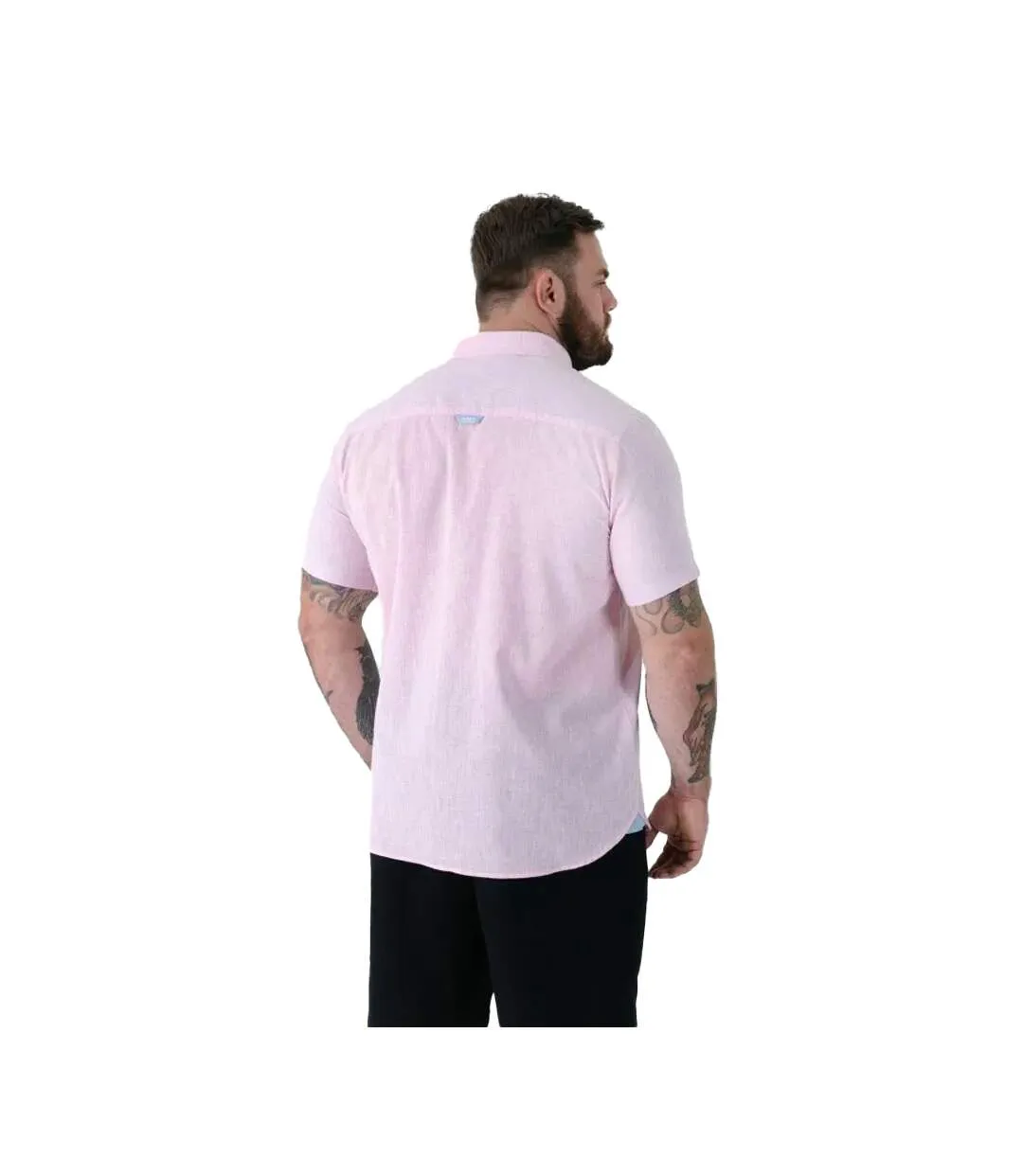 Chemise Clarke D555 Homme Rose Duke-3