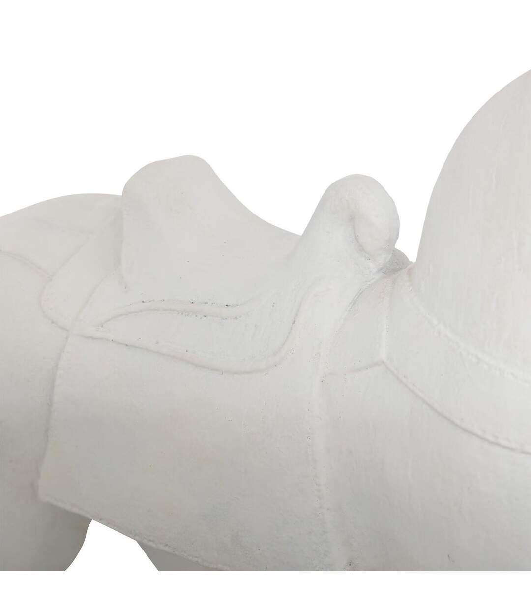 Statuette Déco Cheval Little Cottage 35cm Blanc-3