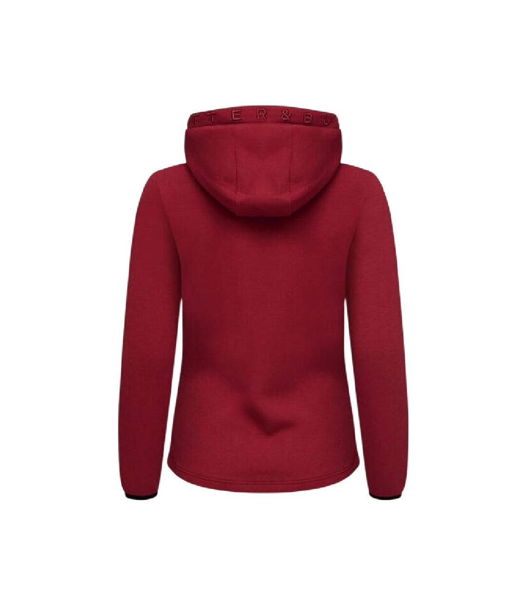 Womens/ladies Pemberton Lightweight Full Zip Hoodie Biking Red Cutter & Buck-2