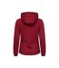 Womens/ladies Pemberton Lightweight Full Zip Hoodie Biking Red Cutter & Buck-2
