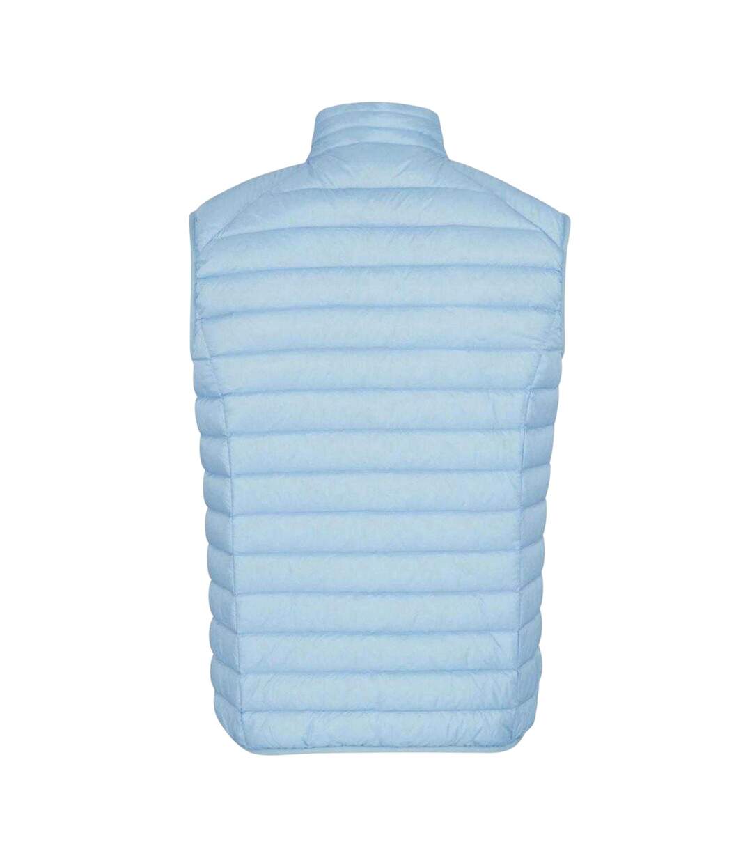 Mens Logo Puffer Sleeveless Gilet Blue Jott-3