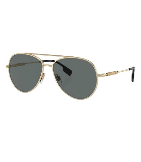 Lunettes De Soleil Femme Taille Unique Gris Foncé Jaune Or Burberry