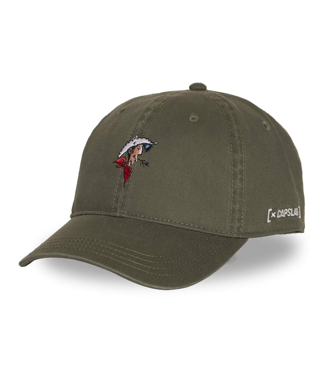 Casquette Dad Cap avec broderie Lucky Luke Head lucky Capslab-1