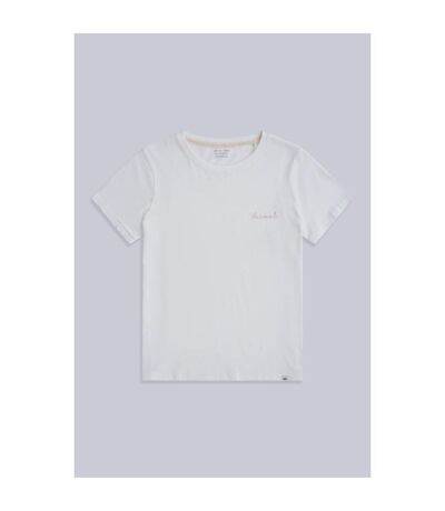 T-shirt Marina Femme Blanc Cassé Animal