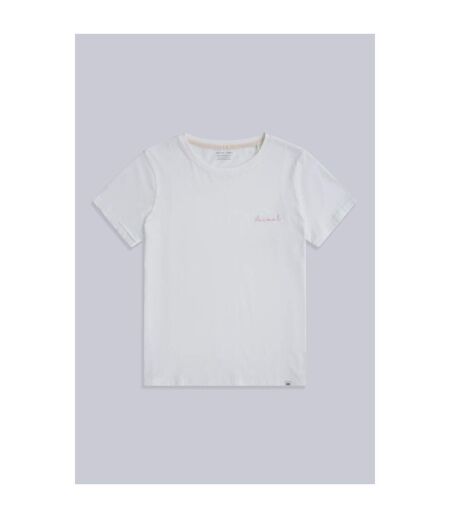 T-shirt Marina Femme Blanc Cassé Animal