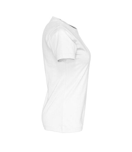Womens/ladies Organic T-shirt White Cottover