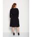 Robe courte cache-coeur en maille-2