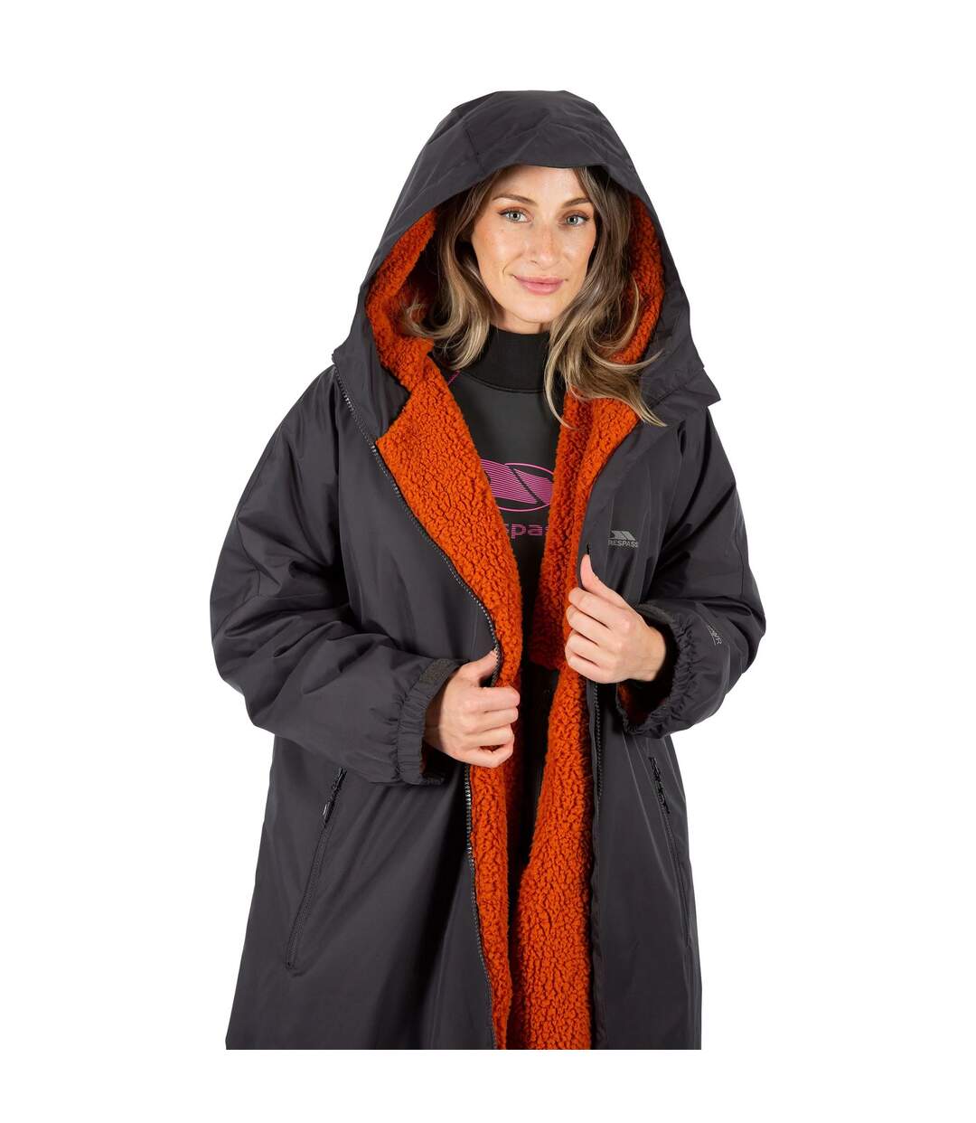 Unisex adult tp50 raincoat dark grey Trespass-3