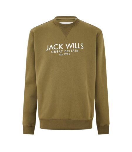 Sweat Motif/style Logo Brodé Belvue Homme Feuille Jack Wills