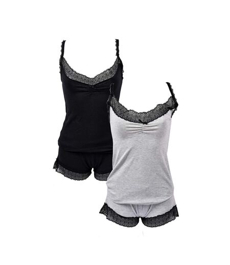 Pyjama Court Femme TWINDAY en Coton