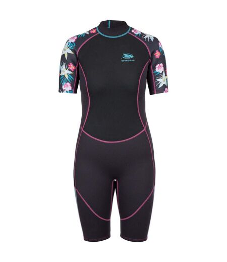 Womens/ladies Sonar Wetsuit Dark Grey Trespass