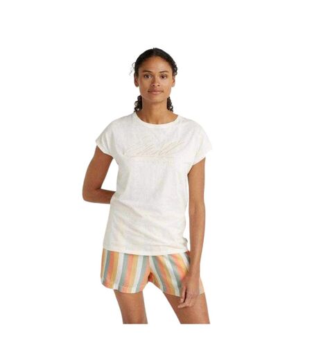 T-shirt Motif/style Signature Essentials Femme Blanc O´Neill