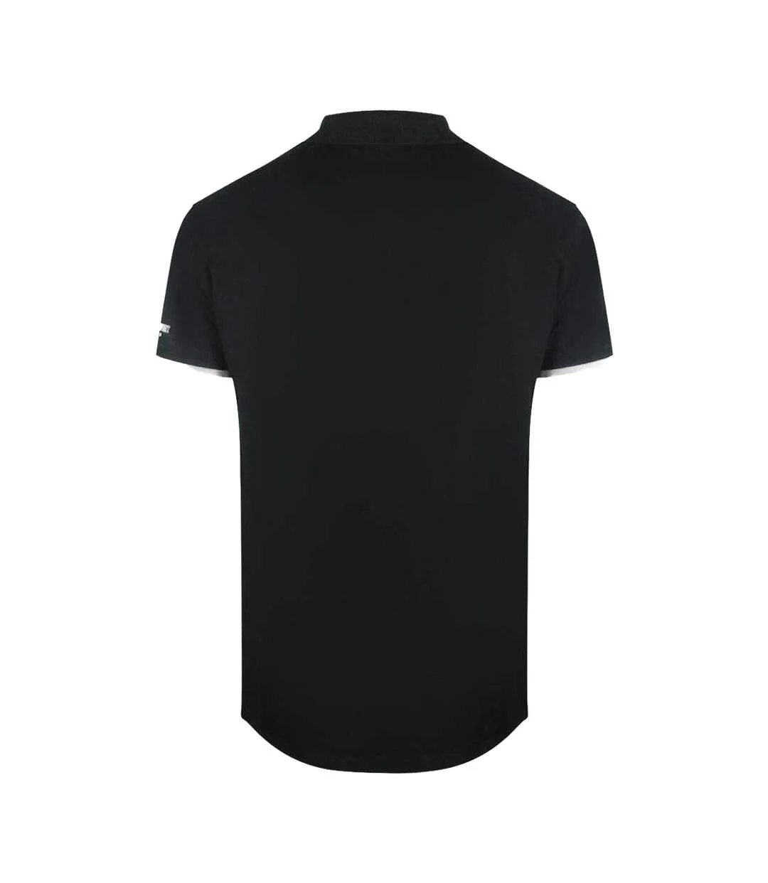 Mens Scratch Polo Shirt Black Plein Sport-2