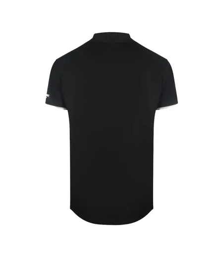 Mens Scratch Polo Shirt Black Plein Sport