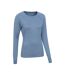 Womens/ladies stance soft touch long-sleeved t-shirt navy Mountain Warehouse