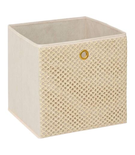 Boîte de Rangement Pliable Grass 31x31cm Beige