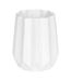 Vase Déco en Céramique Origami 15cm Blanc-1