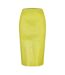 Jupe Mi-longue Ikaria Femme Jaune Diesel-1