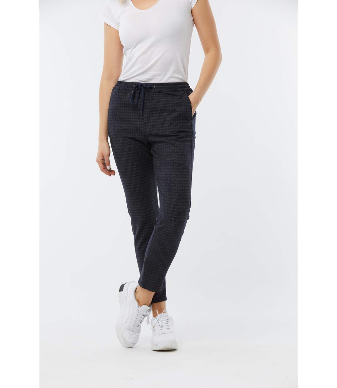 Pantalon femme viscose regular NURI-1