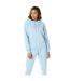 Womens/ladies hoodie aqua blue Light And Shade-4