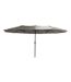 Parasol en acier 4.5x2.7 m Ovale Taupe