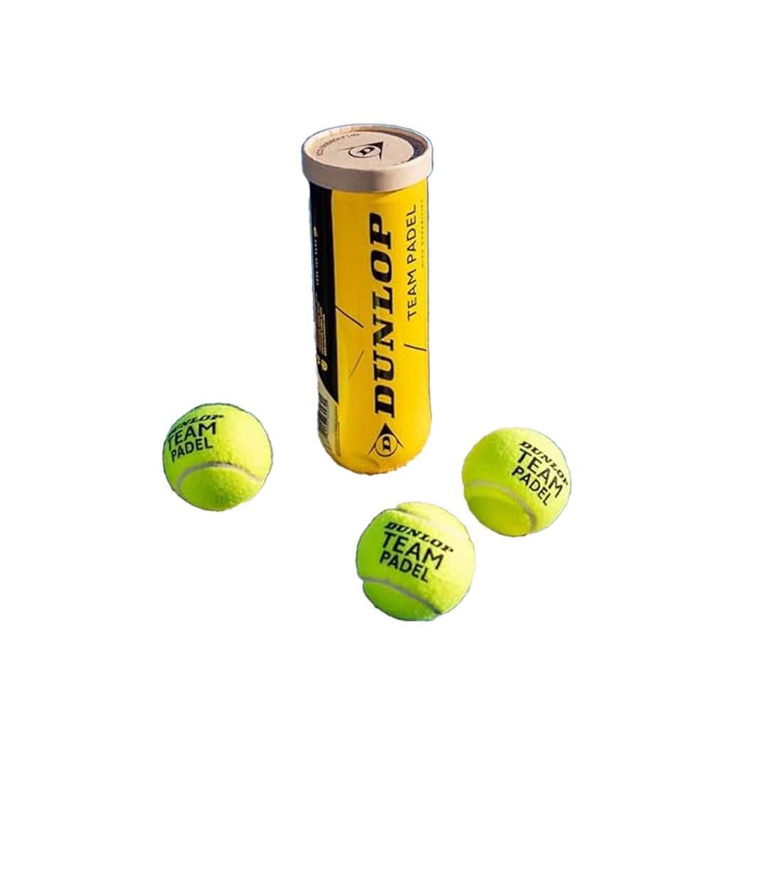 Balle de padel taille unique jaune Dunlop-2
