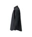 Mens Frontline Poplin Shirt Deep Black Mascot-2