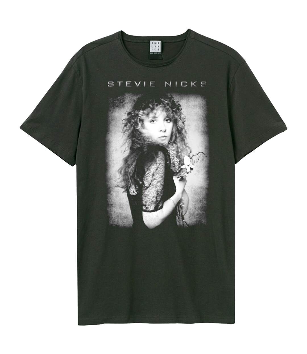 Unisex adult rarities stevie nicks t-shirt charcoal Amplified-1