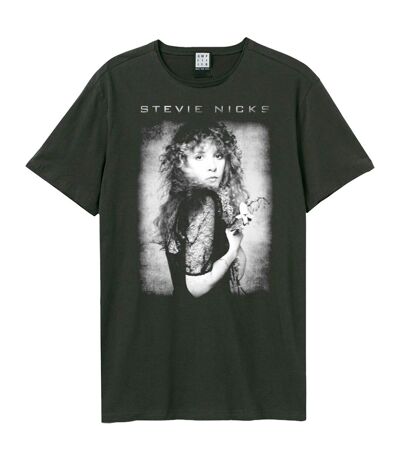 Unisex adult rarities stevie nicks t-shirt charcoal Amplified