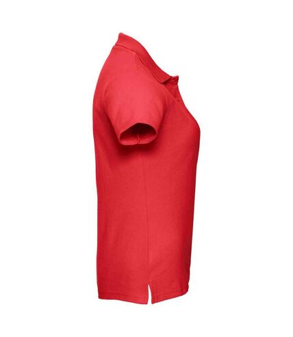 Polo femme rouge vif Russell