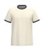 Mens Ringer T-shirt Ivory Washed Navy Native Spirit-1