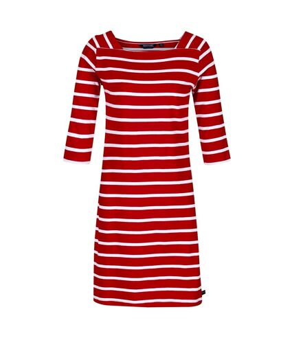 Regatta Womens/Ladies Paislee Stripe Casual Dress (True Red/White) - UTRG7729