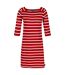 Regatta Womens/Ladies Paislee Stripe Casual Dress (True Red/White) - UTRG7729